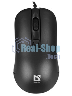 Мышь проводная Defender Classic MB-230 черный, 1600 dpi, USB, кнопки - 4