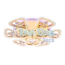 Светильник Ambrella light FA2923 GD золото 138W 600*600*130 (ПДУ РАДИО 2.4)