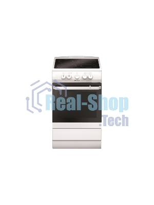 Плита электрическая Hansa FCCW54000 белый, конфорок 4 шт, духовка 68 л, 50 см x 85 см x 60 см