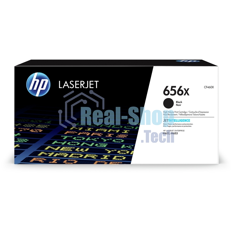 Картридж лазерный HP 656X черный увеличенной емкости для HP CLJ M652/M653 (CF460X) 27000 стр