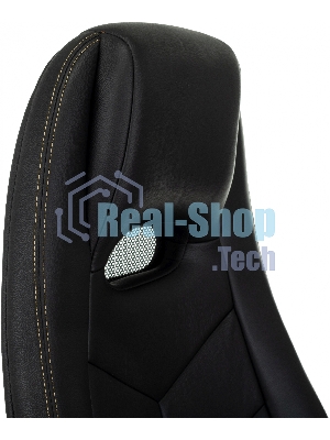 Кресло Бюрократ Zen/Black черный, кожа