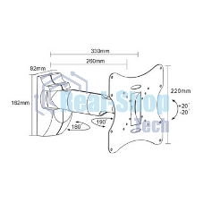 Кронштейн для ТВ ARM Media LCD-202 15
