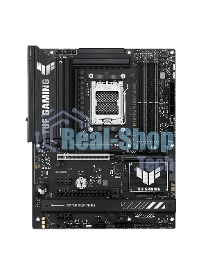 Материнская плата ASUS TUF GAMING B850-PLUS WIFI, Socket AM5, AMD B850, 4xDDR5, 4xSATA, 3xM.2, 1xPCIe 5.0 x16, 1xPCIe 4.0 x16, 2xPCIe 4.0 x1, 1xHDMI, 1xDP, 1x 2.5Gb LAN, Wi-Fi 7, 3xUSB-A 10Gbps, 4xUSB-A 5Gbps, 1xUSB-C 20Gbps, 2xUSB-A 2.0, 5x3.5 мм, 7.1, ATX