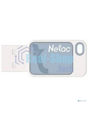 Флешка USB Netac UA31 (NT03UA31N-008G-20BL), 8Gb, USB 2.0, R/W 110/45, синий/белый