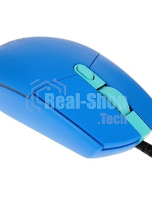 Мышь проводная Logitech G102 LIGHTSYNC синий, 8000 dpi, USB, кнопки - 6
