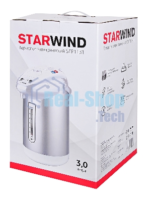Термопот Starwind STP1131 3 л, 750 Вт, белый