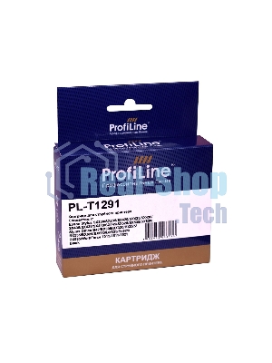 Картридж струйный ProfiLine PL-T1291 для принтеров Epson Stylus SX230/SX235/SX420/SX425/SX430/SX435/SX438/SX440/SX445/SX525/SX535/SX620/Stylus Office B42/BX305/BX320/BX525/BX535/BX625/BX630/BX635/BX925/BX935/WorkForce 7015/7515/7525 с чернилами Black