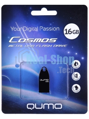 Флешка USB 2.0 QUMO 16Gb, Cosmos QM16GUD-Cos
