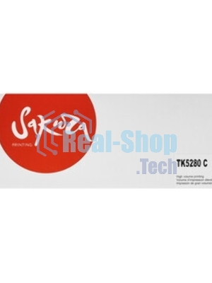 Картридж Sakura TK5280C для Kyocera Mita ECOSYS P6235cdn, синий, 11 000к.