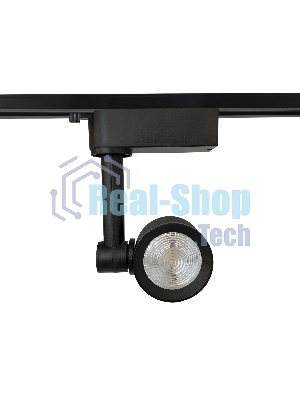 Трековый однофазный светодиодный светильник Ambrella light GL6391 BK черный LED 7W 4200K 24°