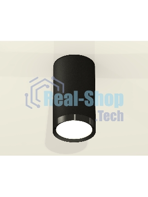 Светильник Ambrella Light XS8162001 SBK/PBK черный песок/черный полированный GX53 (C8162, N8113)