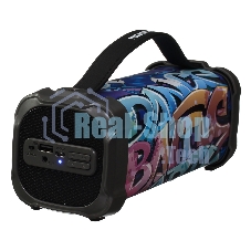 Колонка портативная Hyundai H-PAC460 черный 9W 1.0 BT/3.5Jack/USB 10м 1500mAh