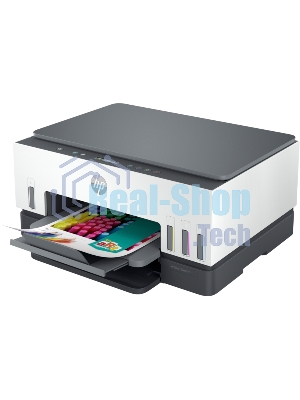 МФУ струйное HP Smart Tank 670, A4, цветной, печ. до 12 стр/мин., 4800x1200 dpi (печ.), 1200x1200 dpi (скан.), Bluetooth, USB Type-A, Wi-Fi