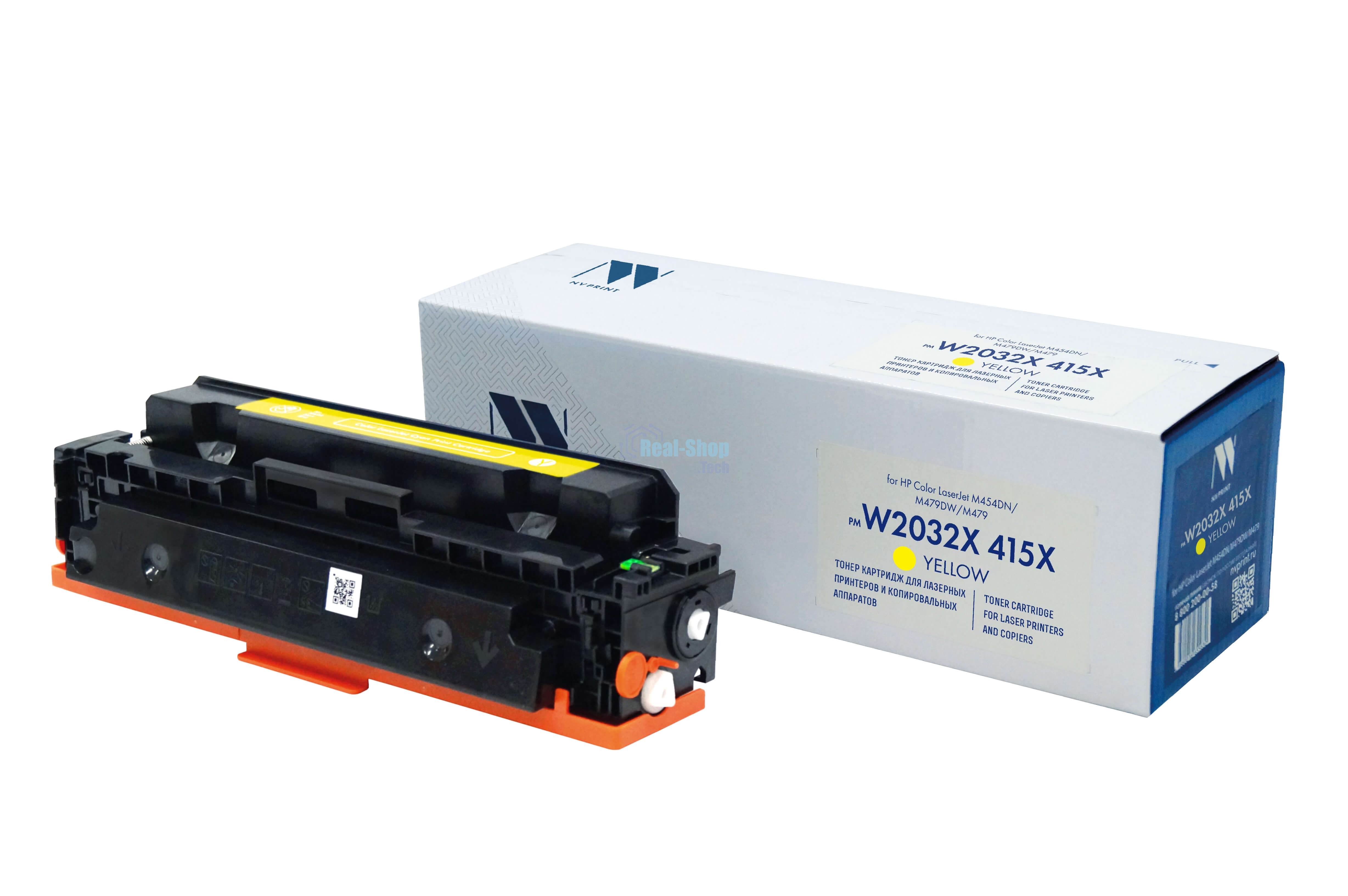 Картридж лазерный NVPrint совместимый NV-W2032X 415X Yellow для HP Color LaserJet M454DN/M479DW/M479 (6000k)
