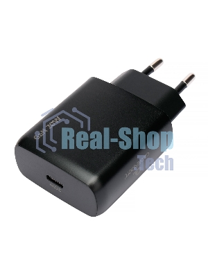 Зарядное устройство Cablexpert MP3A-PC-60 20Вт GaN, 3А, QC4.0/PD, 1xType-C, черный, пакет