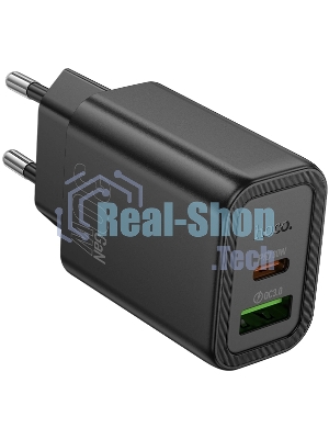 Сетевое зарядное устройство Hoco Gentle PD30W+QC3.0 30W 3A (PD+QC) (44358)