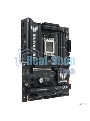 Материнская плата ASUS TUF GAMING B650E-PLUS WIFI, AM5, AMD B650, 4xDDR5, 4xSATA, 3xM.2, 1xPCIe 5.0 x16, 1xPCIe 4.0 x4, 2xPCIe 4.0 x1, 1xDisplayPort, 1xHDMI, 1x2.5Gb LAN, Wi-Fi 6E, Bluetooth 5.3, 1xUSB-C 20Gbps, 3xUSB-A 10Gbps, 6xUSB-A 2.0, 5x3.5 мм, 7.1, ATX