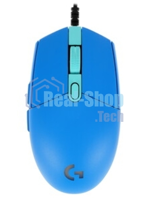 Мышь проводная Logitech G102 LIGHTSYNC синий, 8000 dpi, USB, кнопки - 6