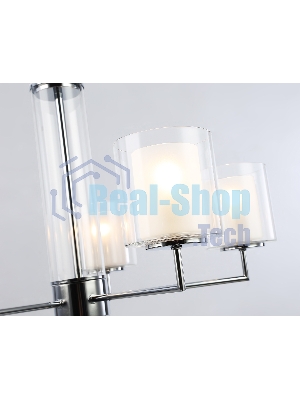 Люстра Ambrella light LH56001/5 СH/FR хром/белый матовый E14*5 max 40W D640*1260