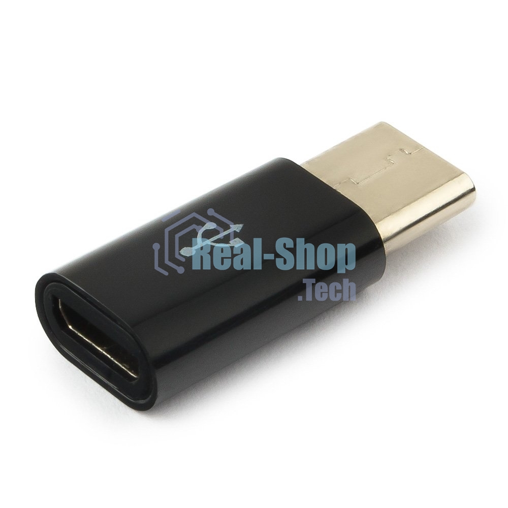 Переходник Cablexpert Переходник USB, USB Type-C/USB MicroB (F), пакет (A-USB2-CMmF-01)
