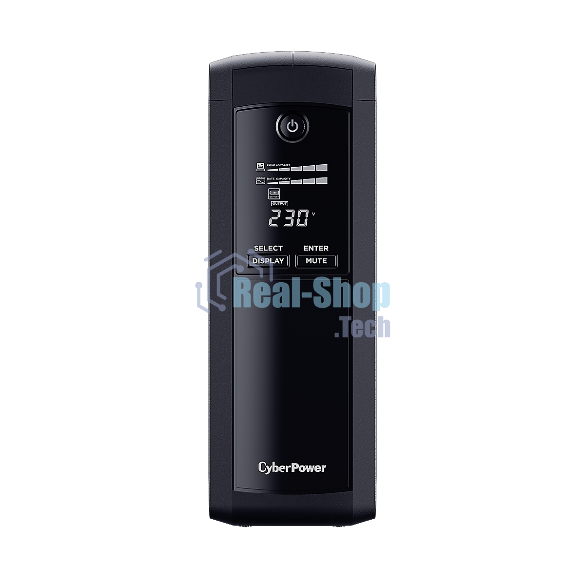 Источник бесперебойного питания UPS CyberPower VP1200ELCD Line-Interactive 1200VA/720W USB/RS-232/RJ11/45 (4 + 1 EURO)