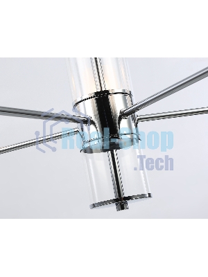 Люстра Ambrella light LH56001/5 СH/FR хром/белый матовый E14*5 max 40W D640*1260