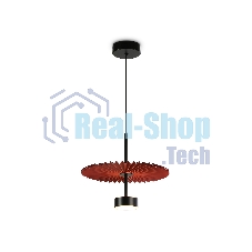 Светильник Ambrella light LH72613 BK/RD черный/красный 6W 3000K D300*260-1770
