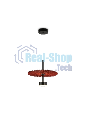 Светильник Ambrella light LH72613 BK/RD черный/красный 6W 3000K D300*260-1770