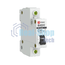 Выключатель автоматический EKF mcb4729-1-10C 1P 10А (C) 4,5кА ВА 47-29 EKF Basic