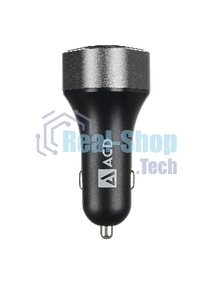 Автомобильное зарядное устройство ACD черный 23Вт, 3xUSB 1QC+2Smart, 3.6~12В, 3А RTL