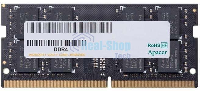 Оперативная память Apacer, DDR4, 32GB (1x32GB), 3200MHz, CL22, SO-DIMM