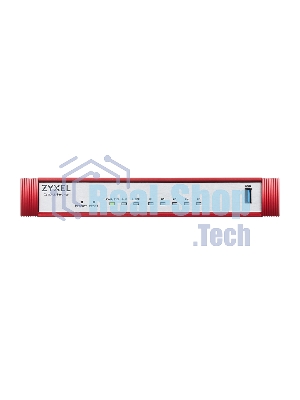 Межсетевой экран Zyxel USG FLEX 50HP с подпиской Gold на 1 год (AV, CF, IDP/DPI, Sandboxing, SecuReporter), 1xRJ-45: 1G PoE+ (LAN/WAN), 4xRJ-45: 1G (LAN/WAN), 1xUSB3.0 **