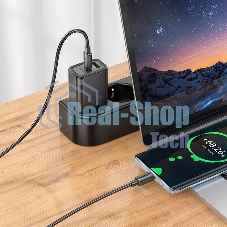 Сетевое зарядное устройство Hoco Gentle PD30W+QC3.0 30W 3A (PD+QC) (44358)
