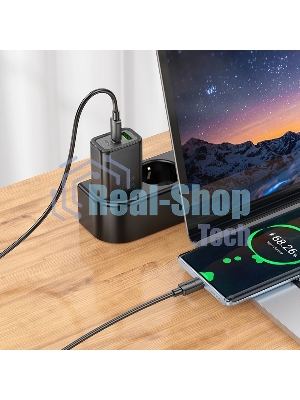 Сетевое зарядное устройство Hoco Gentle PD30W+QC3.0 30W 3A (PD+QC) (44358)