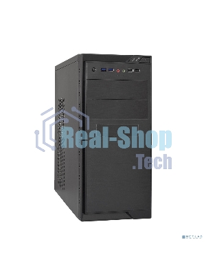 Компьютерный корпус Minitower ExeGate MA-372UX Black, mATX UN600, 120мм 2*USB+2*USB3.0, Audio
