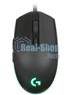 Мышь проводная Logitech G102 LIGHTSYNC черный, 8000 dpi, USB, кнопки - 6
