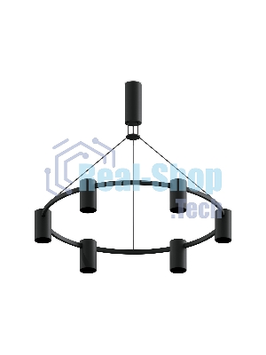 Корпус светильника C9022/6 SBK черный песок D695*1000mm MR16 GU5.3/6