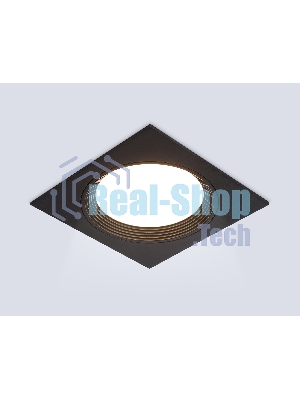 Светильник Ambrella light TN51804 BK черный GX53 max 15W 110*110*23