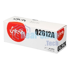 Картридж лазерный Sakura Q2612A для HP LJ 1010/1012/1015/1020/1022/3015/3020/3030, черный, 2000 к.