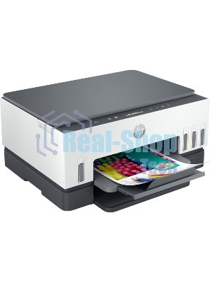 МФУ струйное HP Smart Tank 670, A4, цветной, печ. до 12 стр/мин., 4800x1200 dpi (печ.), 1200x1200 dpi (скан.), Bluetooth, USB Type-A, Wi-Fi