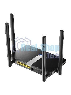 Роутер беспроводной Cudy LT500 AC1200 10/100BASE-TX/4G cat.4 черный
