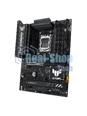Материнская плата ASUS TUF GAMING B850-PLUS WIFI, Socket AM5, AMD B850, 4xDDR5, 4xSATA, 3xM.2, 1xPCIe 5.0 x16, 1xPCIe 4.0 x16, 2xPCIe 4.0 x1, 1xHDMI, 1xDP, 1x 2.5Gb LAN, Wi-Fi 7, 3xUSB-A 10Gbps, 4xUSB-A 5Gbps, 1xUSB-C 20Gbps, 2xUSB-A 2.0, 5x3.5 мм, 7.1, ATX