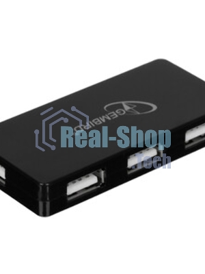 USB-концентратор Gembird UHB-U2P4-03, USB 2.0, USB 4 порта, USB