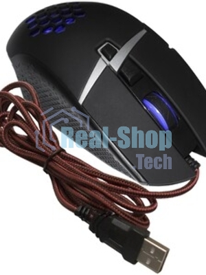 Мышь проводная ExeGate Gaming Standard Laser GML-14 черный, 4000 dpi, USB, кнопки - 8