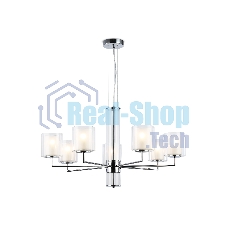 Люстра Ambrella light LH56003/7 СH/FR хром/белый матовый E14*7 max 40W D790*1260