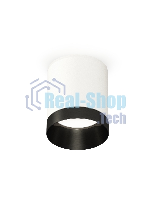 Светильник Ambrella Light XS6301021 SWH/PBK белый песок/черный полированный MR16 GU5.3 (C6301, N6131)