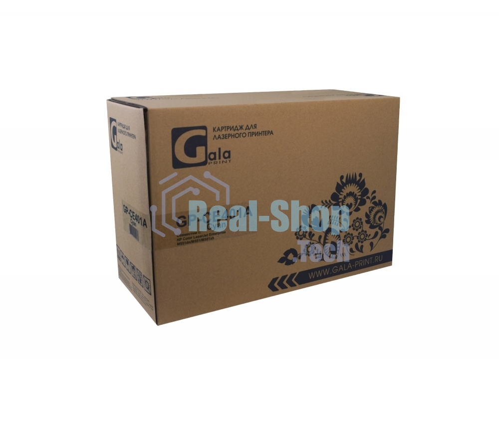 Картридж лазерный GalaPrint GP-CE401A голубой (6000 стр) для HP Color LaserJet Enterprise M551dn/M551n/M551xh