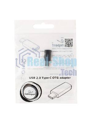 Переходник Cablexpert Переходник USB, USB Type-C/USB MicroB (F), пакет (A-USB2-CMmF-01)