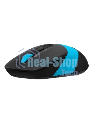Мышь беспроводная A4Tech Fstyler FG10S черный/синий, 2000 dpi, радиоканал, USB, кнопки - 4