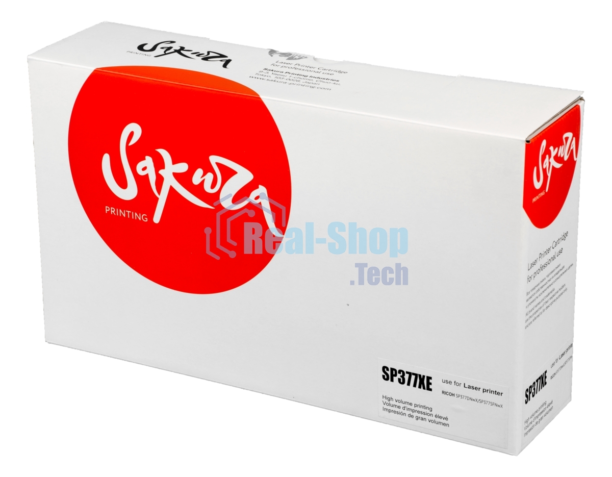 Картридж лазерный Sakura SP377XE для Ricoh Aficio SP 377 Series, черный, 6 400 к.